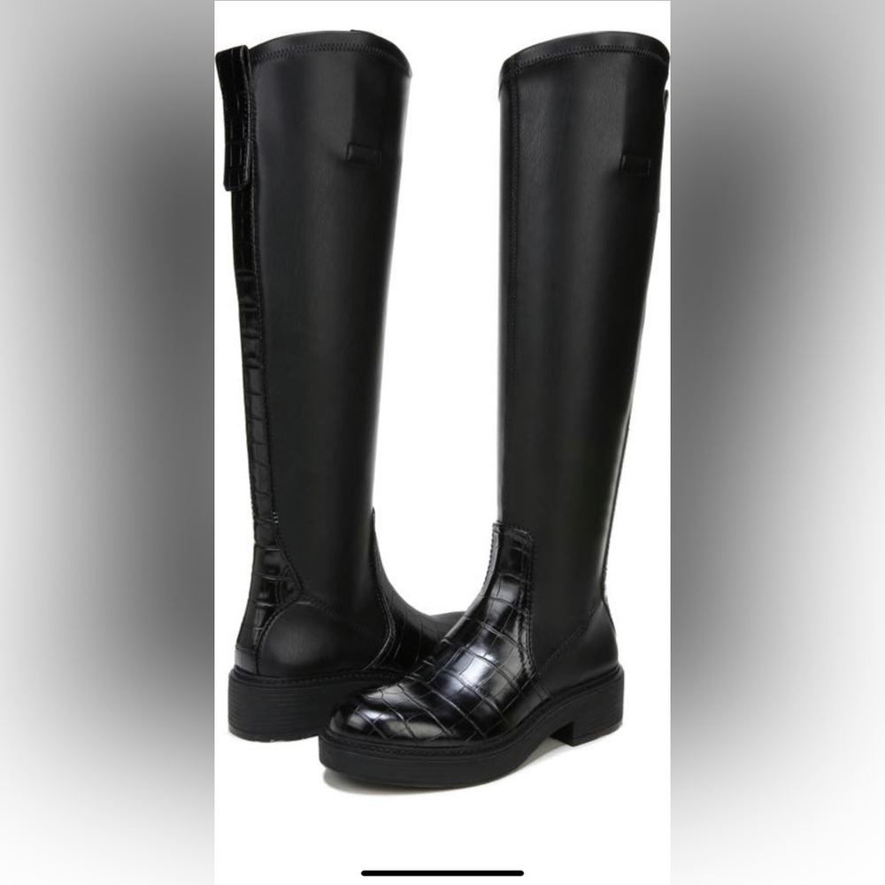 Keaton Croc Embossed Faux Leather Boot - Picture 2 of 11